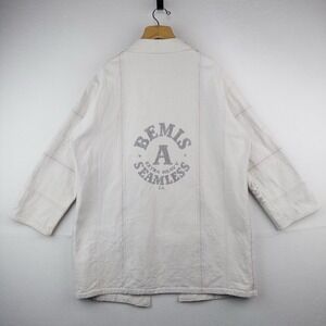 40's Vtg Authentic Bemis "A" Grain Sack Work Chore Jacket XL (48)